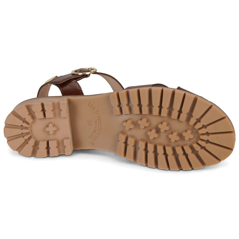 Les Tropeziennes par M.Belarbi HEAGLE Braune flache Damensandalen - 7