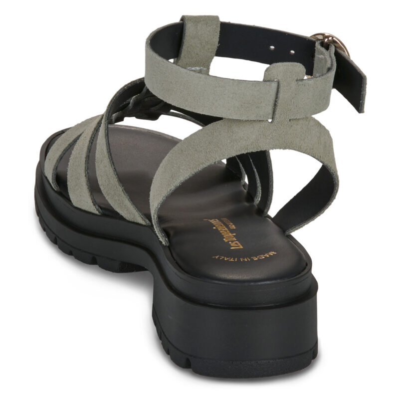 Sandales &agrave; talons gris Les Tropeziennes par M.Belarbi TOBOSUED pour femmes - Taille 5