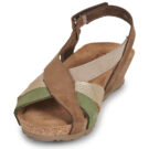 YOKONO MONACO Kaki Sandali con zeppa Donna - 3