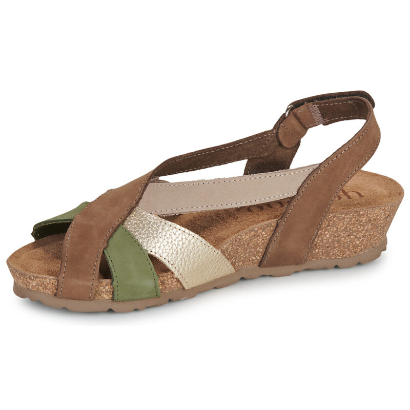 YOKONO MONACO Kaki Sandali con zeppa Donna - 4