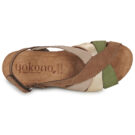 YOKONO MONACO Kaki Sandali con zeppa Donna - 6