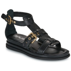 Mjus CORFU STRAP Nero Sandali con zeppa Donna