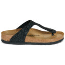 BIRKENSTOCK Gizeh Synth&eacute;tique / Leo / Black / Regular Noir Tongs Femme - 2