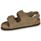 BIRKENSTOCK Milano Big Buckle Pelle / Huil&eacute; / Tabacco / Brown / Stretto Beige Sandali bassi Donna - 4