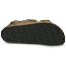 BIRKENSTOCK Milano Big Buckle Pelle / Huil&eacute; / Tabacco / Brown / Stretto Beige Sandali bassi Donna - 7