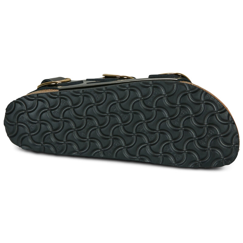 BIRKENSTOCK Milano Big Buckle Pelle / Naturel / Verni / Black / Regular Nero Sandali bassi Donna - 7