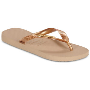 Havaianas TOP LOGO METALLIC Oro Infradito Donna