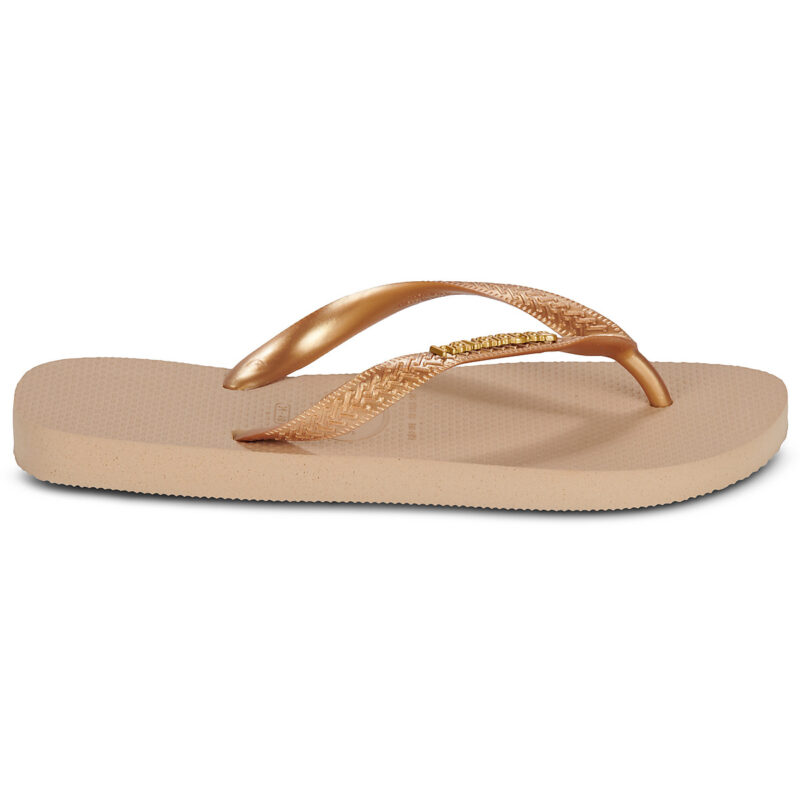 Havaianas TOP LOGO METALLIC Oro Infradito Donna - 2
