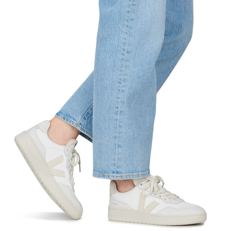 Veja  V-90  Bianco -  Sneakers basse Donna - 8