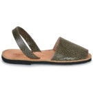 Minorquines AVARCA LEZARD Kaki Sandali bassi Donna - 2
