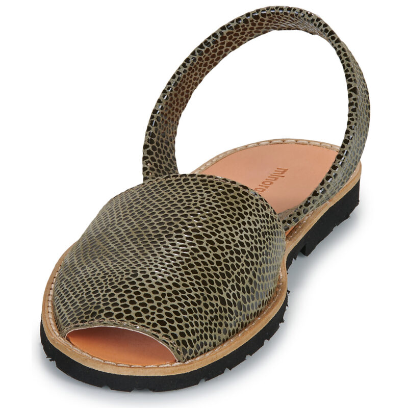 Minorquines AVARCA LEZARD Kaki Sandali bassi Donna - 3