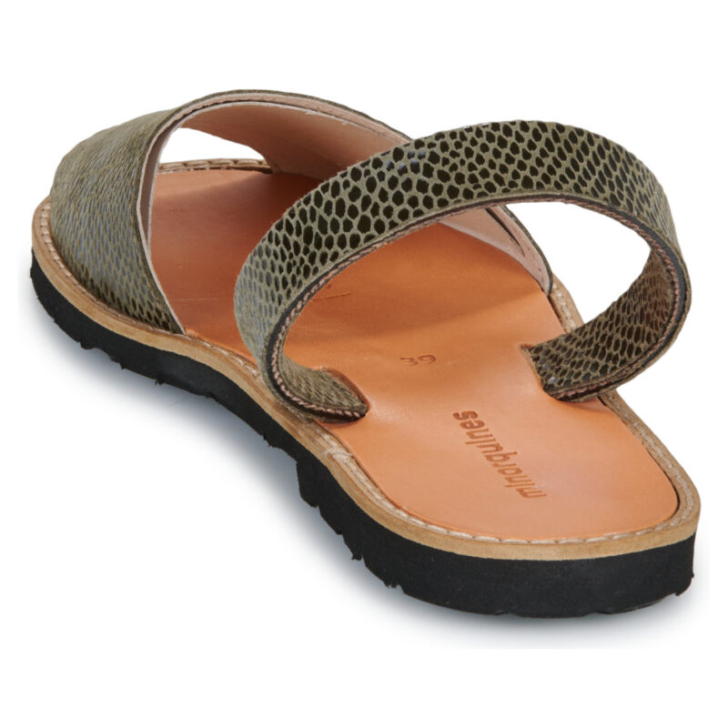 Minorquines AVARCA LEZARD Kaki Sandali bassi Donna - 5