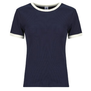 T-shirt  Petit Bateau  TEE SHIRT MC  Marine -  T-shirt maniche corte Donna