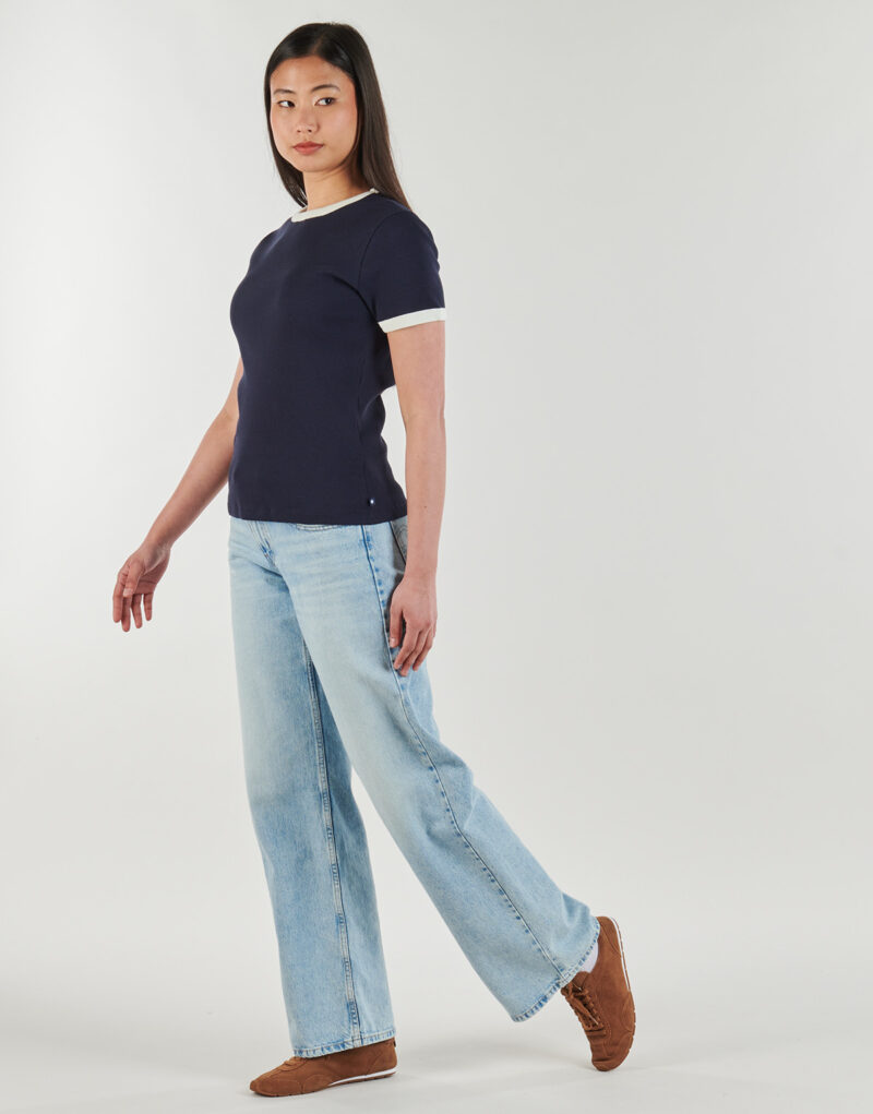 T-shirt Petit Bateau TEE SHIRT MC Marine T-shirt maniche corte Donna - 3