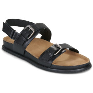 Vagabond Shoemakers EFFIE Schwarze Damen-Sandalen mit niedrigem Schaft