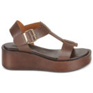 Sweet Lemon CALANTA Brown Women's wedge sandals - 2