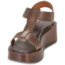 Sweet Lemon CALANTA Brown Women's wedge sandals - 3