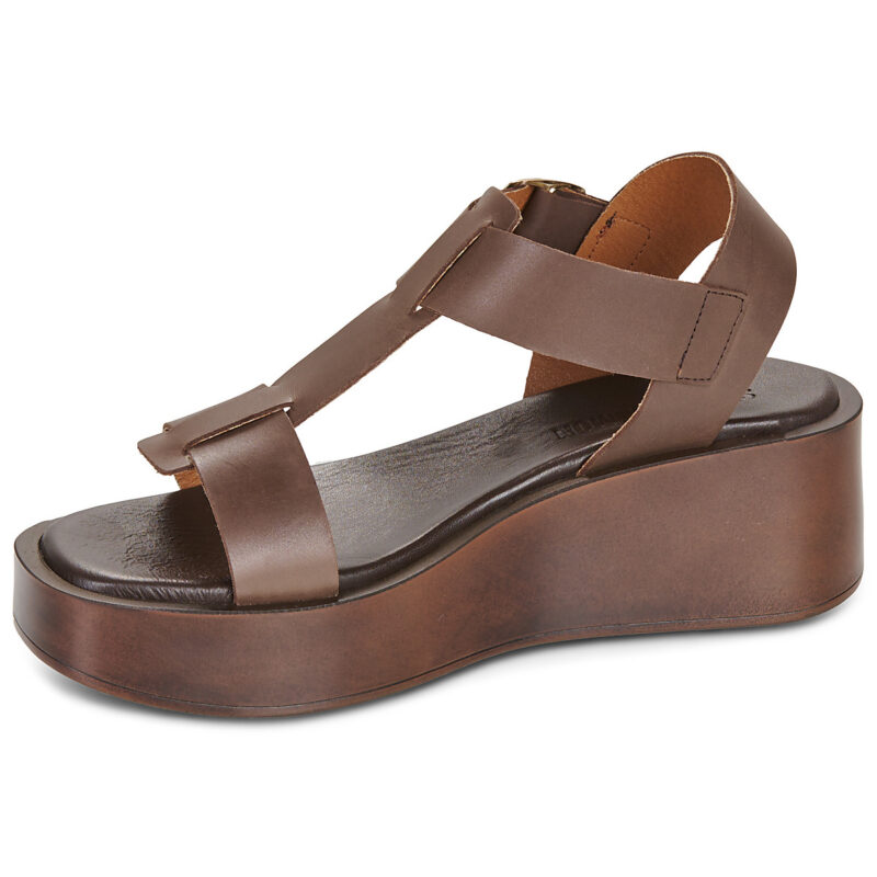 Sweet Lemon CALANTA Brown Women's wedge sandals - 4