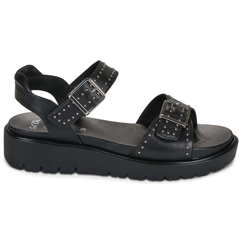 Ara BILBAO-S Nero Sandali con zeppa Donna - 2