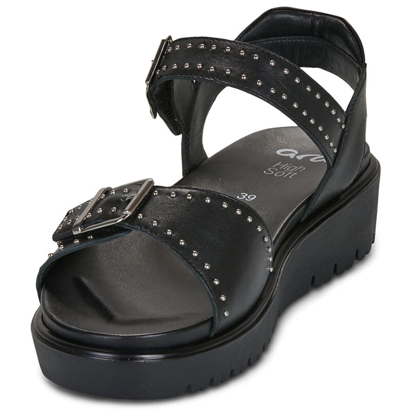 Ara BILBAO-S Nero Sandali con zeppa Donna - 3