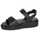 Ara BILBAO-S Nero Sandali con zeppa Donna - 4