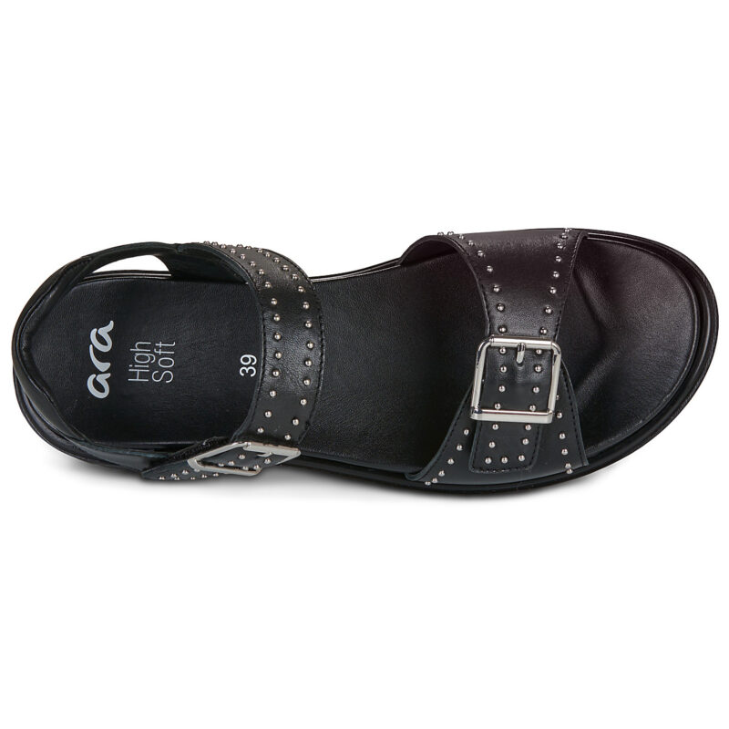 Ara BILBAO-S Nero Sandali con zeppa Donna - 6