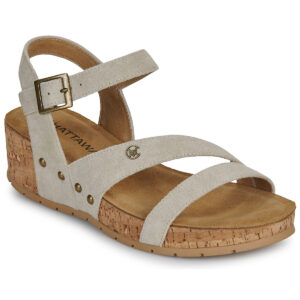 Chattawak  BALIS  Beige -  Sandali con zeppa  Donna