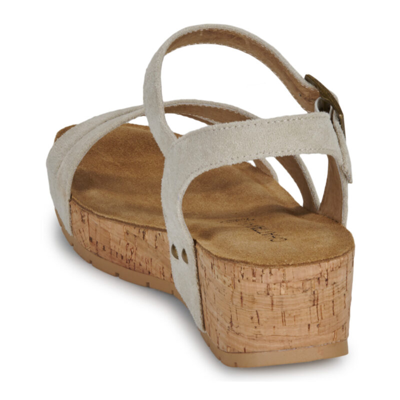 Chattawak BALIS Beige Sandali con zeppa Donna - 5
