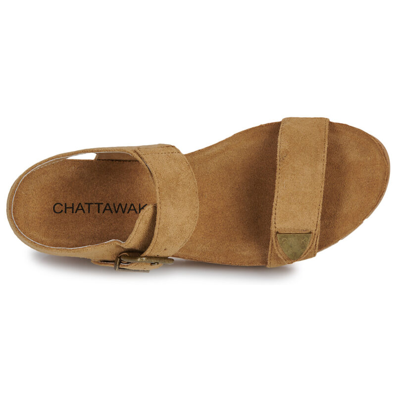 Chattawak LASPINAS Marrone Sandali con zeppa Donna - 6