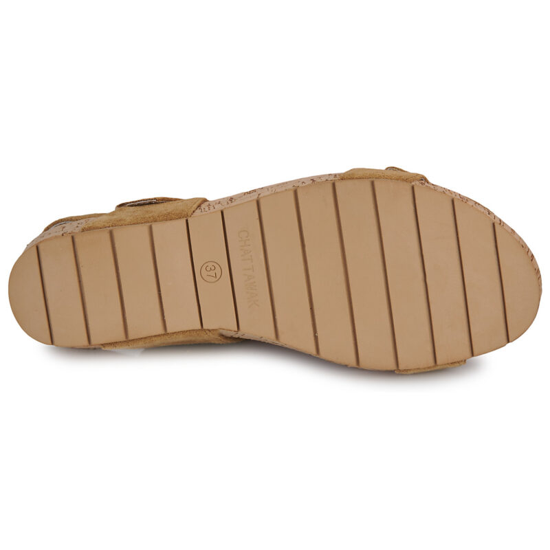 Chattawak LASPINAS Marrone Sandali con zeppa Donna - 7