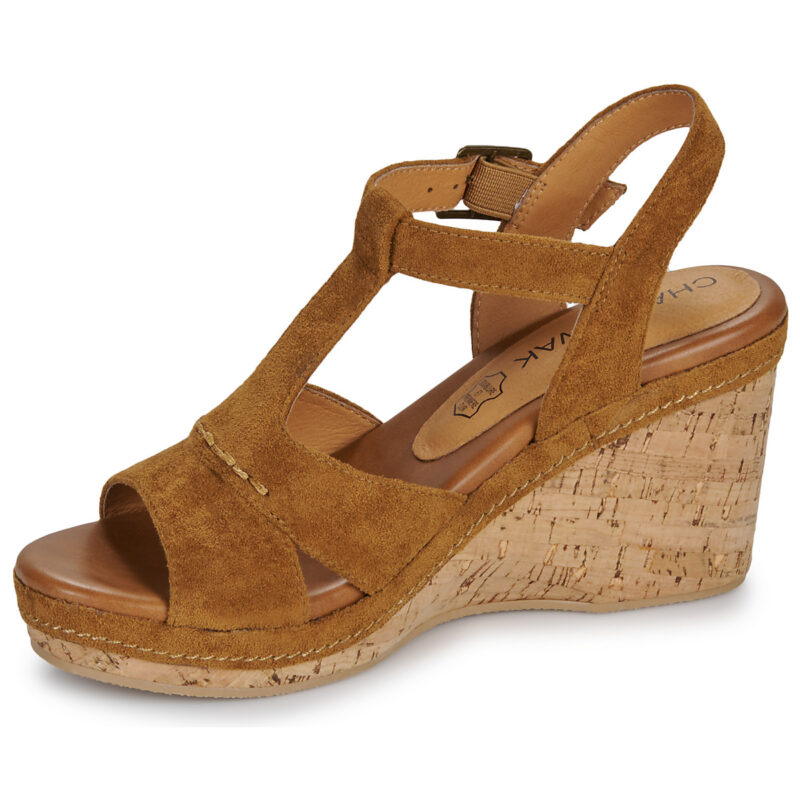 Chattawak LAGUNA Marrone Sandali con zeppa Donna - 4