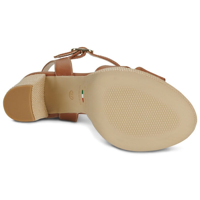 NeroGiardini E615810D-329 Marrone Sandali con tacco Donna - 7