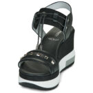 NeroGiardini E616051D-100 Nero Sandali con zeppa Donna - 3