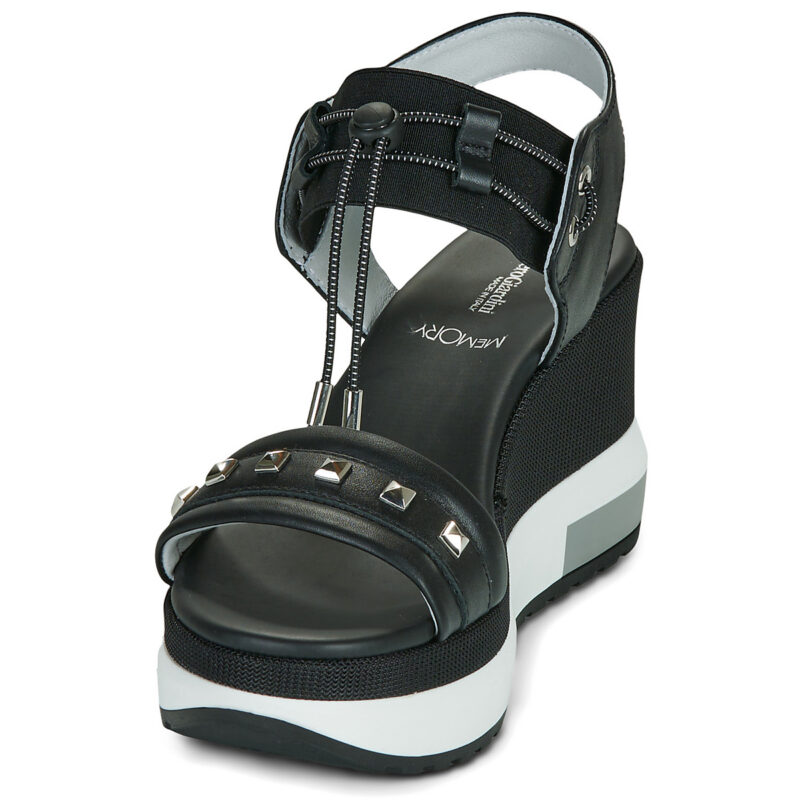 NeroGiardini E616051D-100 Nero Sandali con zeppa Donna - 3