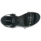 NeroGiardini E616051D-100 Nero Sandali con zeppa Donna - 6