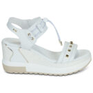 NeroGiardini E616051D-707 Bianco Sandali con zeppa Donna - 2