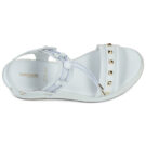 NeroGiardini E616051D-707 Bianco Sandali con zeppa Donna - 6