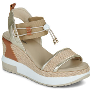 Sandalias de cu&ntilde;a marrones para mujer NeroGiardini E616050D-420
