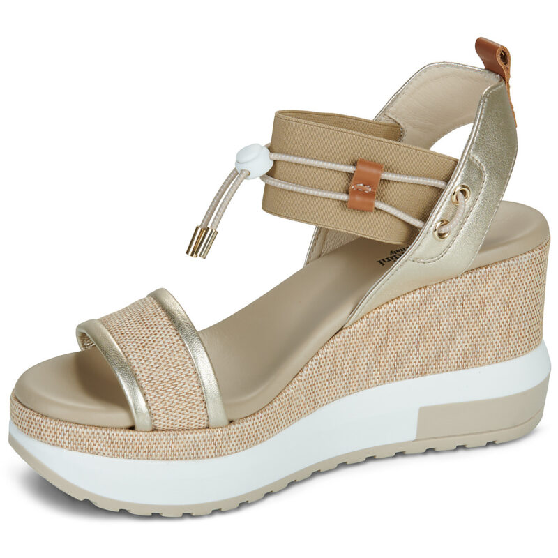 NeroGiardini E616050D-420 Marrone Sandali con zeppa Donna - 4