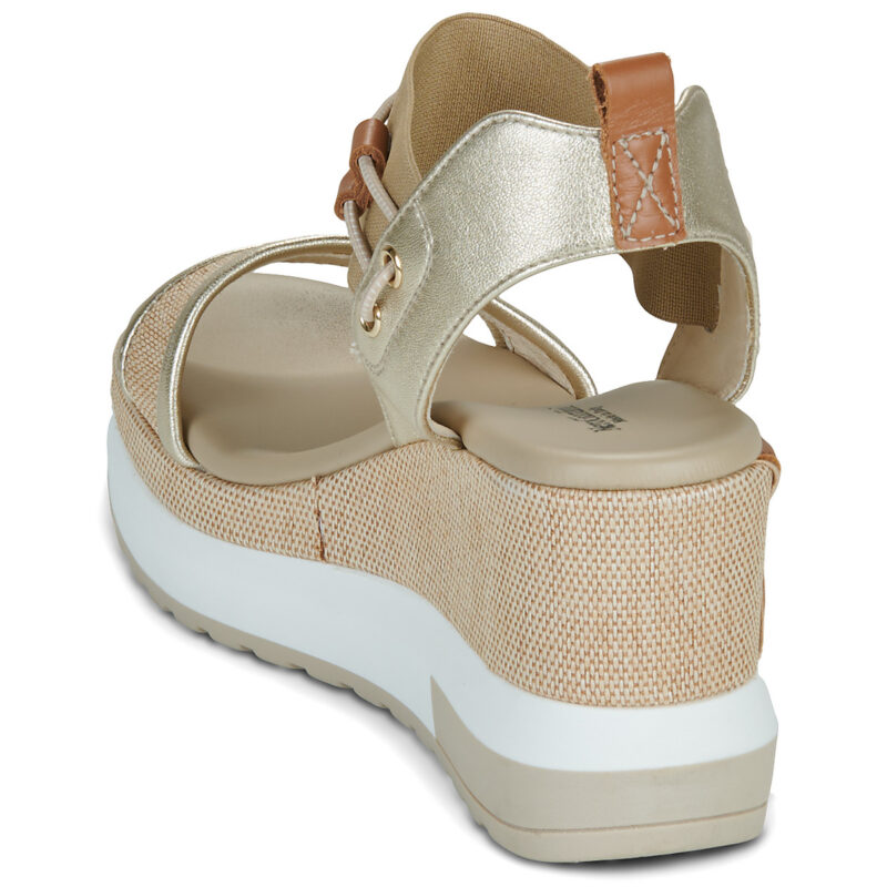 NeroGiardini E616050D-420 Marrone Sandali con zeppa Donna - 5
