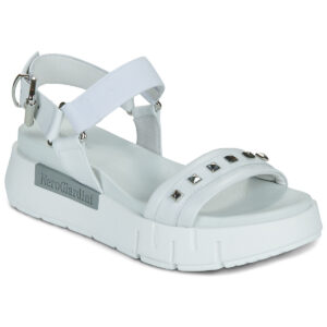 Sandalias bajas blancas para mujer NeroGiardini E617065D-707