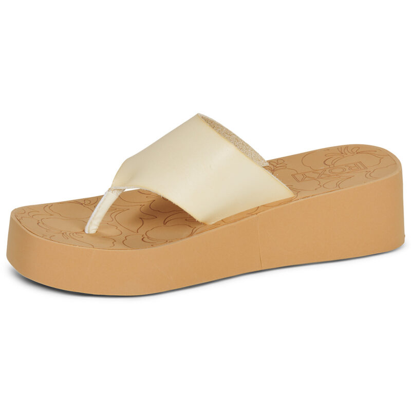 Roxy SUNSET DREAMS Beige Sandali con zeppa Donna - 4