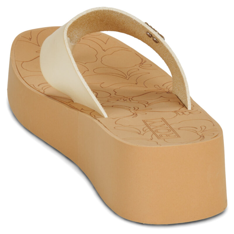 Roxy SUNSET DREAMS Beige Sandali con zeppa Donna - 5