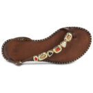 Ex&eacute; Shoes 557 IRENE-LEATHER-BROWN Marrone Sandali bassi Donna - 6