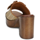 Ex&eacute; Shoes 595 CECILIA-RAFFIA-BEIGE-TAN Marrone Ciabatta Donna - 5