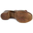 Ex&eacute; Shoes 595 CECILIA-RAFFIA-BEIGE-TAN Marrone Ciabatta Donna - 7