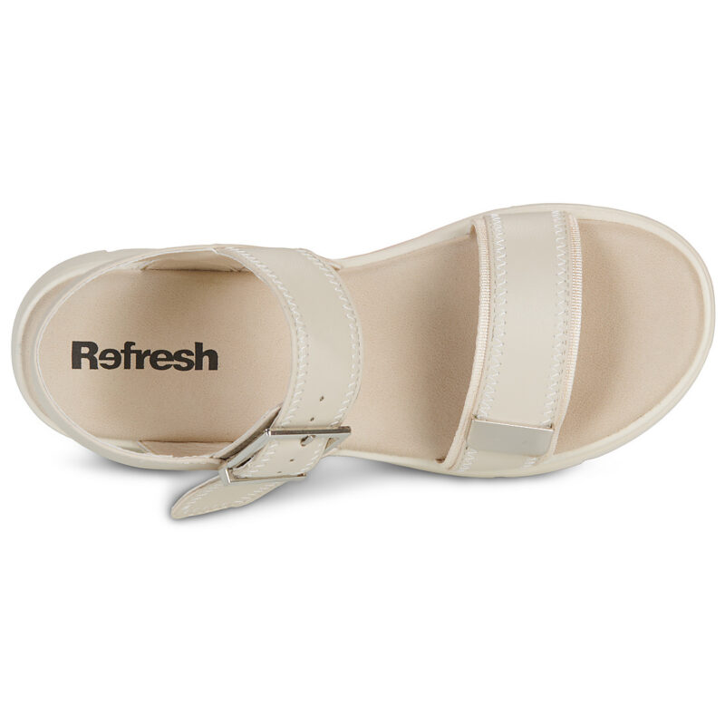 Refresh 175161 Beige Sandali con zeppa Donna - 6