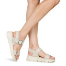 Refresh 175161 Beige Sandali con zeppa Donna - 8