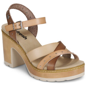 Refresh 175207 Beige Sandali con tacco Donna