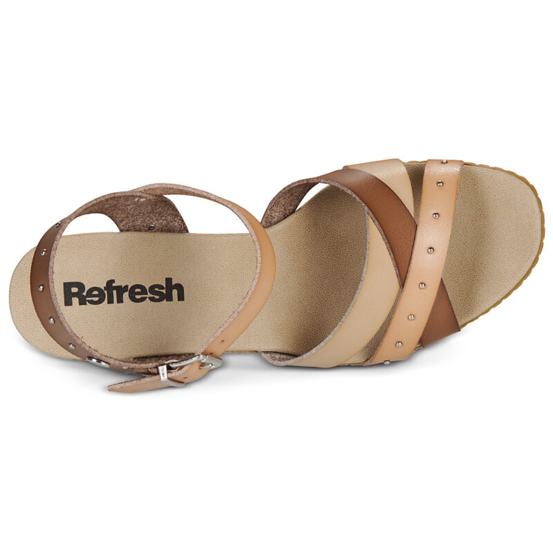 Refresh 175207 Beige Sandali con tacco Donna - 6